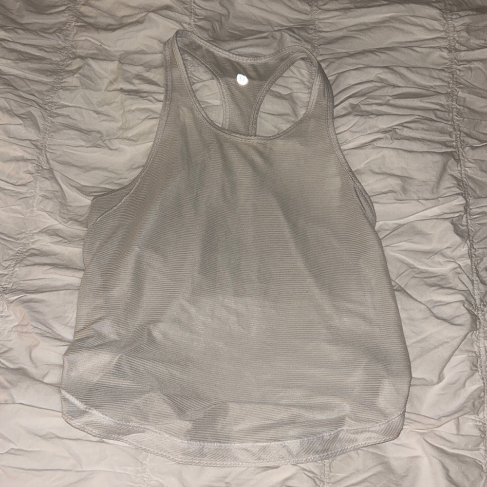 White Lululemon tank top